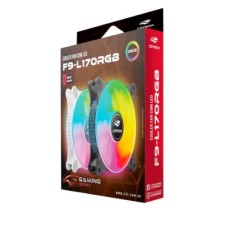 Cooler Fan F9-L170BK ARGB 12CM C3Tech Gaming